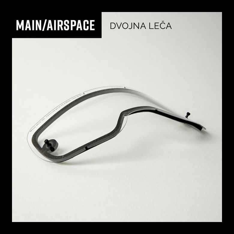 AIRSPACE/MAIN MX20 DUAL LXN LENS [CLR]
