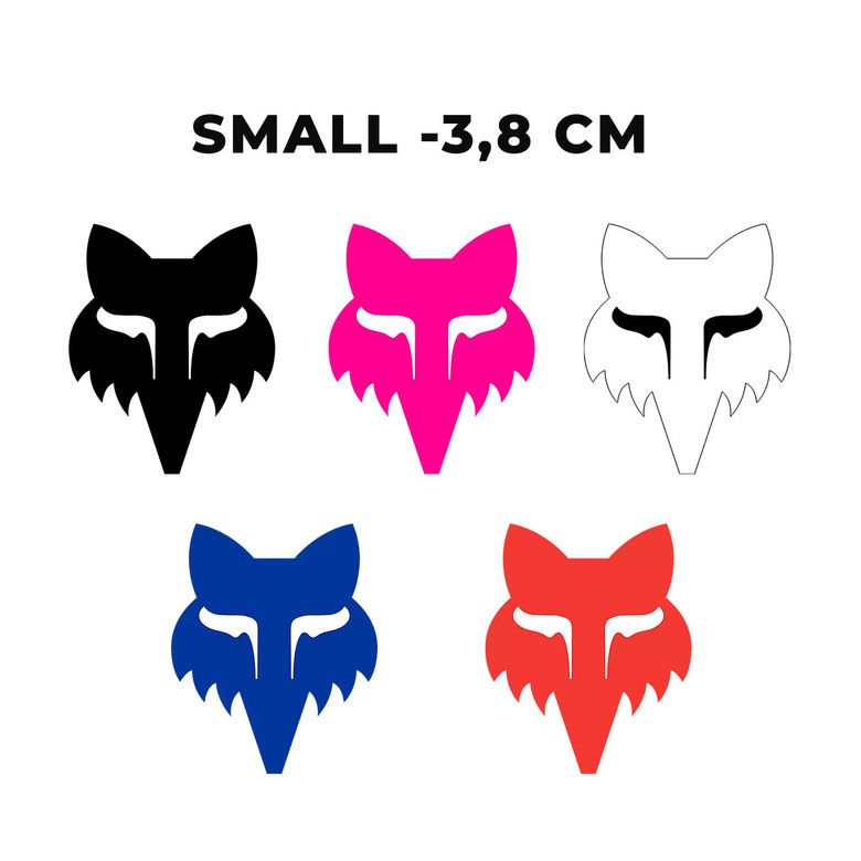 FOX HEAD NALEPKA 1.5" FOX (3,8cm)