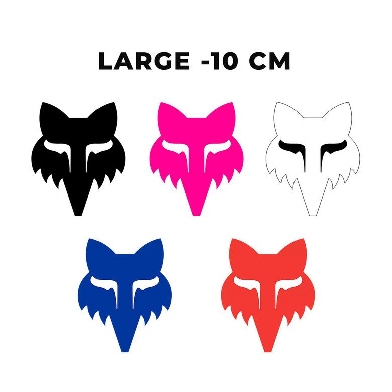FOX HEAD NALEPKA FOX 4" (10 cm)