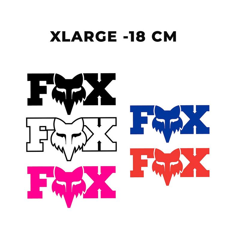 F HEAD X NALEPKA FOX 7" (18 cm)